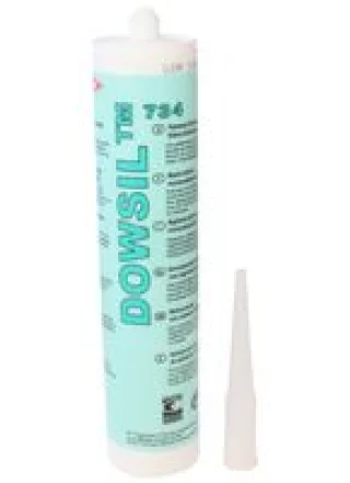 משחת סיליקון RTV - מזרק 310 מ''ל - DOW CORNING 734 CLR