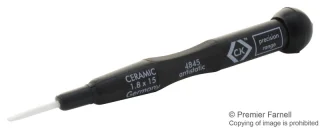 מברג קרמי לאלקטרוניקה - ראש שטוח CK TOOLS T4845 - 1.8MM