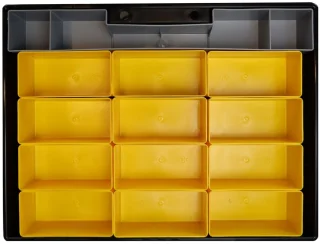 קופסת ארגון - 295mm x 370mm x 55mm - PP/PS - EuroPlus Flex