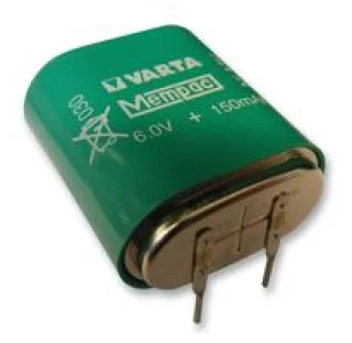 סוללה נטענת NIMH למעגל מודפס - 6V 150MAH
