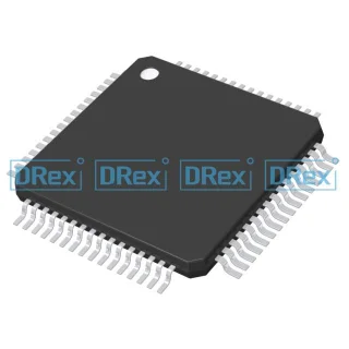 מיקרו בקר - SMD - 64KByte / 16KByte - 16BIT - 32MHZ - 51 I/O