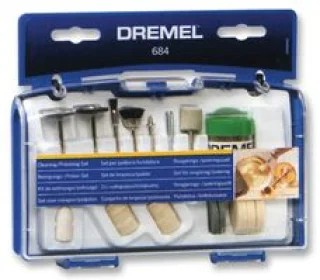 ערכת 20 אביזרי ניקוי וליטוש למשחזת ציר - DREMEL 684