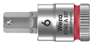 ביט אלן 6MM למפתח ''1/4 - WERA ZYKLOP 8740