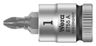 ביט פוזידרייב PZ1 למפתח ''1/4 - WERA ZYKLOP 8755