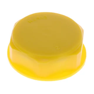 פקק איטום צהוב - קוטר 52.6mm, גובה 18.5mm