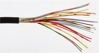 כבל פיקוד גמיש - 25 גידים 30AWG + סיכוך רשת