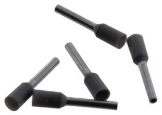 שרוולית לחוט יחיד 0.14mm² - אורך 6mm - אפור