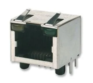 שקע RJ45 8P8C Cat5 - 1 פורט - השמה דרך חור
