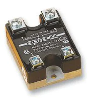 ממסר מצב מוצק 45A 280VAC - שליטת DC - התקנת פנל