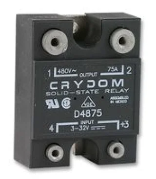 ממסר SPST-NO , 48VAC ~ 530Vrms , 75A - SSR
