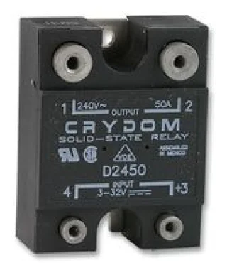 ממסר SPST-NO , 24VAC ~ 280VAC , 50A - SSR
