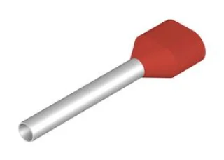 מסוף לחוטים כפולים 16AWG אדום