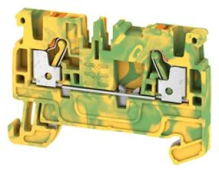 מחבר טרמינל בלוק לפס דין - 2WAY , 2.5MM² , 300A , 800V , YL/GN