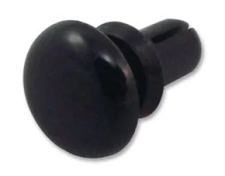 ניטים שחורים מפלסטיק - קוטר חור 3.7MM , עובי פנל 3.7MM ~ 4.6MM