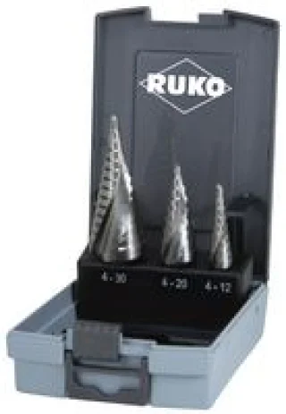 סט מקדחים מדורגים מקצועי - RUKO 101026RO