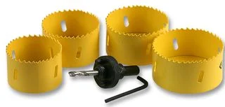סט מקדחי כוס מקצועי לגופי תאורה - 4 יחידות - CK TOOLS 424046