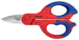 מספריים מקצועיות לחשמלאים - KNIPEX 95 05 155 SB - 155MM