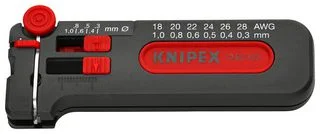 מסיר בידוד לכבלים - KNIPEX 12 80 100 SB - 0.30MM ~ 1.0MM