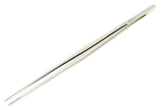פינצטה מקצועית - 250MM - FLAT & ROUND