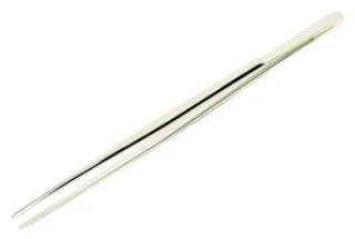 פינצטה מקצועית - 200MM - FLAT & ROUND