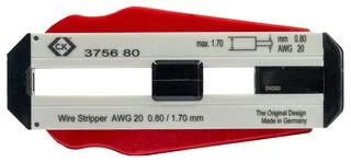 מסיר בידוד מקצועי לכבלים - CK TOOLS T3756 80 - 0.8MM / 20AWG