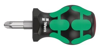 מברג בולדוג פיליפס - WERA 350 STUBBY PH3 X 25MM