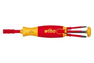 ידית מברג מבודד עם מחסנית 6 ביטים - WIHA