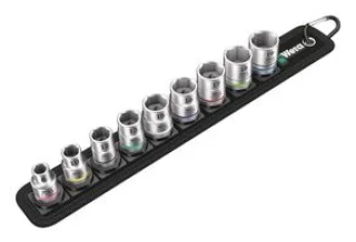 סט ביטים בוקסה למפתח ''3/8 - WERA ZYKLOP BELT B 4