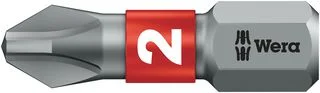 ביט למברגה - ראש פיליפס - WERA 851/1 BTZ - PH2 X 25MM