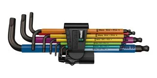 סט מפתחות אלן כדורי מ''מ - WERA 950 SPKL/9 SM N SB