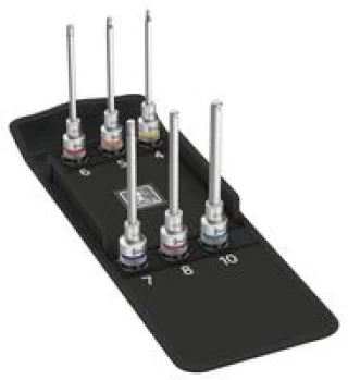 סט ביטים ארוכים אלן למפתח ''1/2 - WERA ZYKLOP 8740 C HF 2