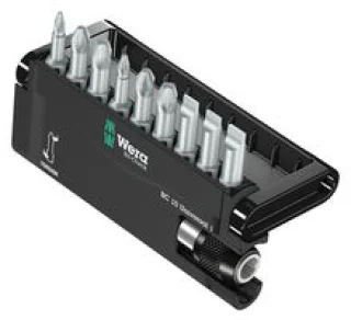 סט ביטים מקצועי - 10 יחידות - WERA BIT CHECK 10 UNIVERSAL 1