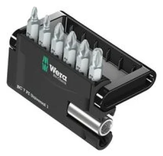 סט ביטים מקצועי - 7 יחידות - WERA BIT CHECK 7 PZ UNIVERSAL 1