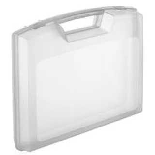 מזוודת אחסון 280X240X76MM - עם ריפוד פנימי - שקופה