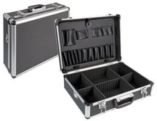 מזוודת כלים מקצועית מאלומיניום - DURATOOL - 460X330X155MM