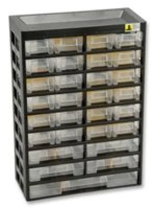 ארונית 29 מגירות לאחסון רכיבים - 435X303X136MM