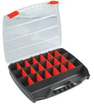 קופסת אחסון לרכיבים עם מחיצות נשלפות - 320X260X50MM