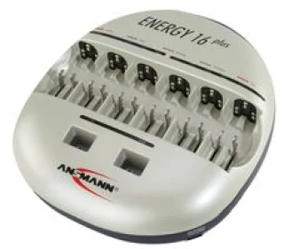 מטען אוניברסלי לסוללות ANSMANN ENERGY 16 PLUS - NiCd / NiMH