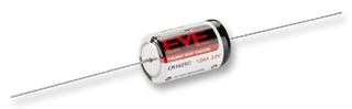 סוללת ליתיום עם חוטי הלחמה - 1/2AA 3.6V