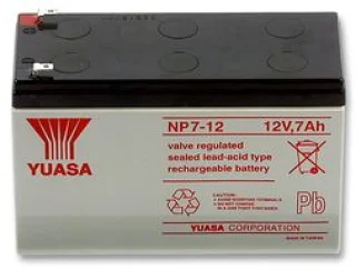 מצבר עופרת נטען - YUASA NP7-12 - 12V 7AH
