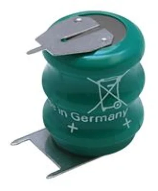 סוללה נטענת NIMH למעגל מודפס - 3.6V 80MAH