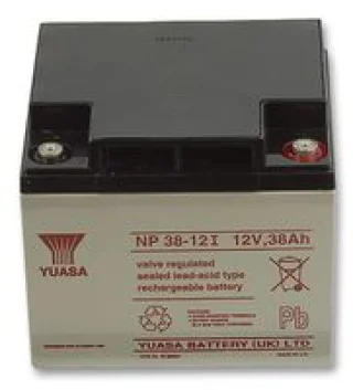 מצבר עופרת נטען - YUASA NP38-12I - 12V 38AH