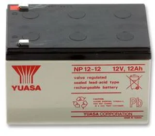 מצבר עופרת נטען - YUASA NP12-12 - 12V 12AH