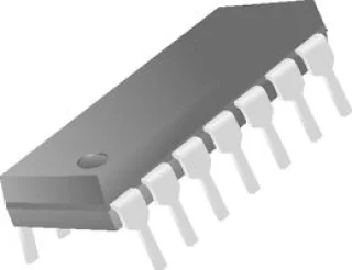 שער לוגי - 2 כניסות - DIP - 4.75V-5.25V - 20MA - NOR