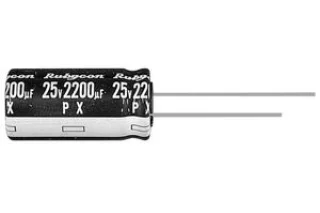 קבל אלקטרוליטי 47µF 25V PX Series - רדיאלי 5x11mm