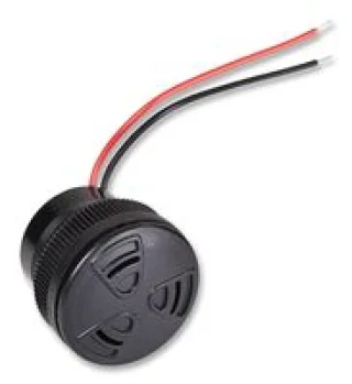 זמזם פיאזו לפנל - PANEL MOUNT - 5~25V - 100DB
