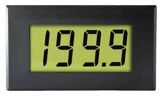 מד תצוגה (פנל מטר) דיגיטלי - 3.5 ספרות - 19MM - DC VOLTAGE