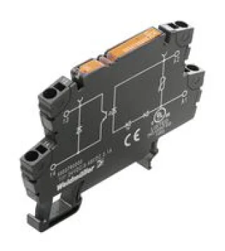 ממסר מצב מוצק עם תושבת לפס דין - 120VAC / 48VDC - 500MA