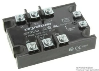 ממסר SPST-NO , 48Vrms ~ 530Vrms , 25A - SSR