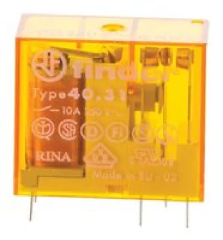 ממסר אלקטרוני למעגל מודפס - 240VAC 1C/O 10A